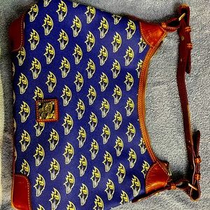 Used sooner and Burke ravens hobo bag